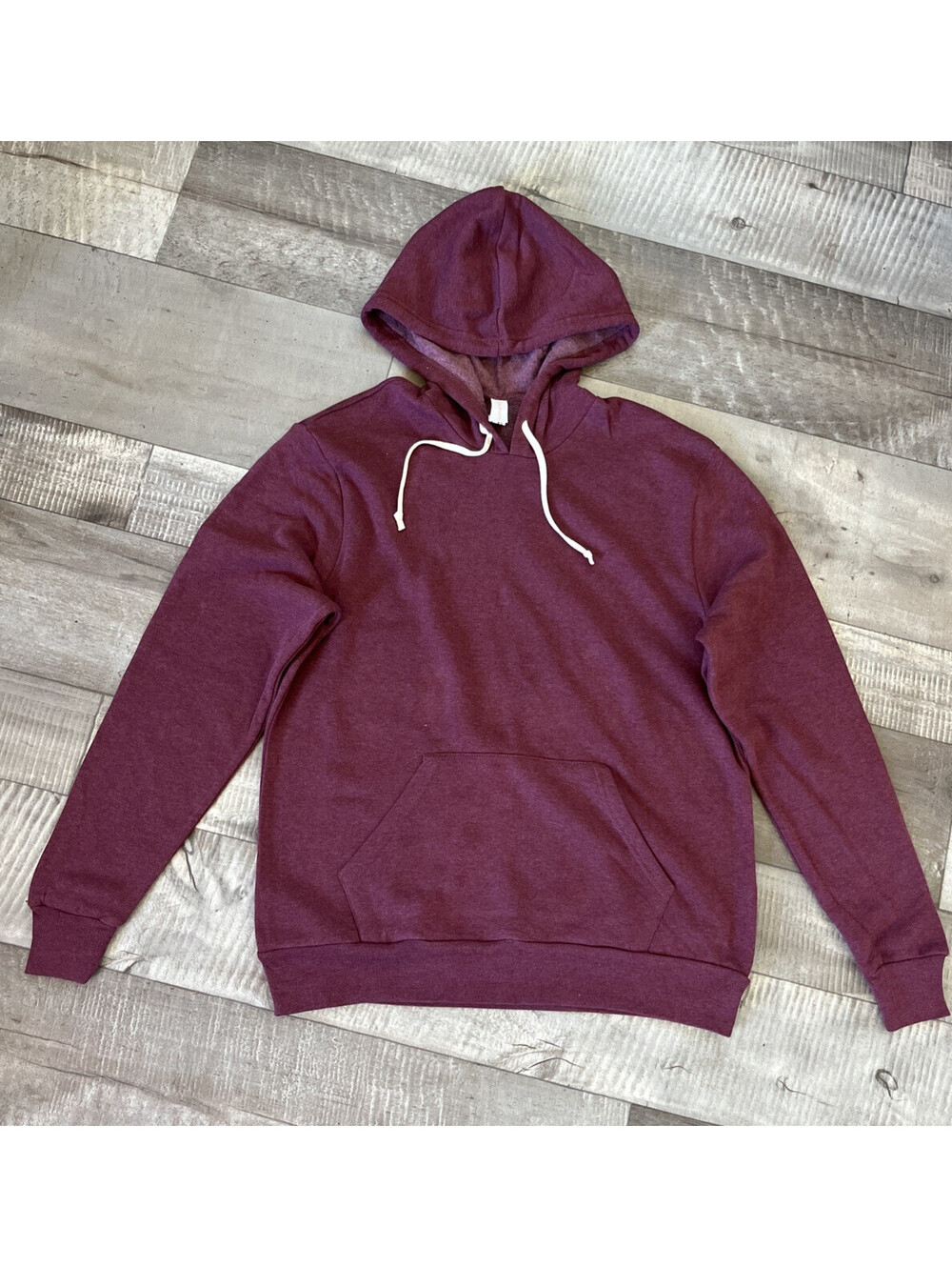 alternative apparel Hoodie Unisex Size XL maroon deep red SOFT rare New